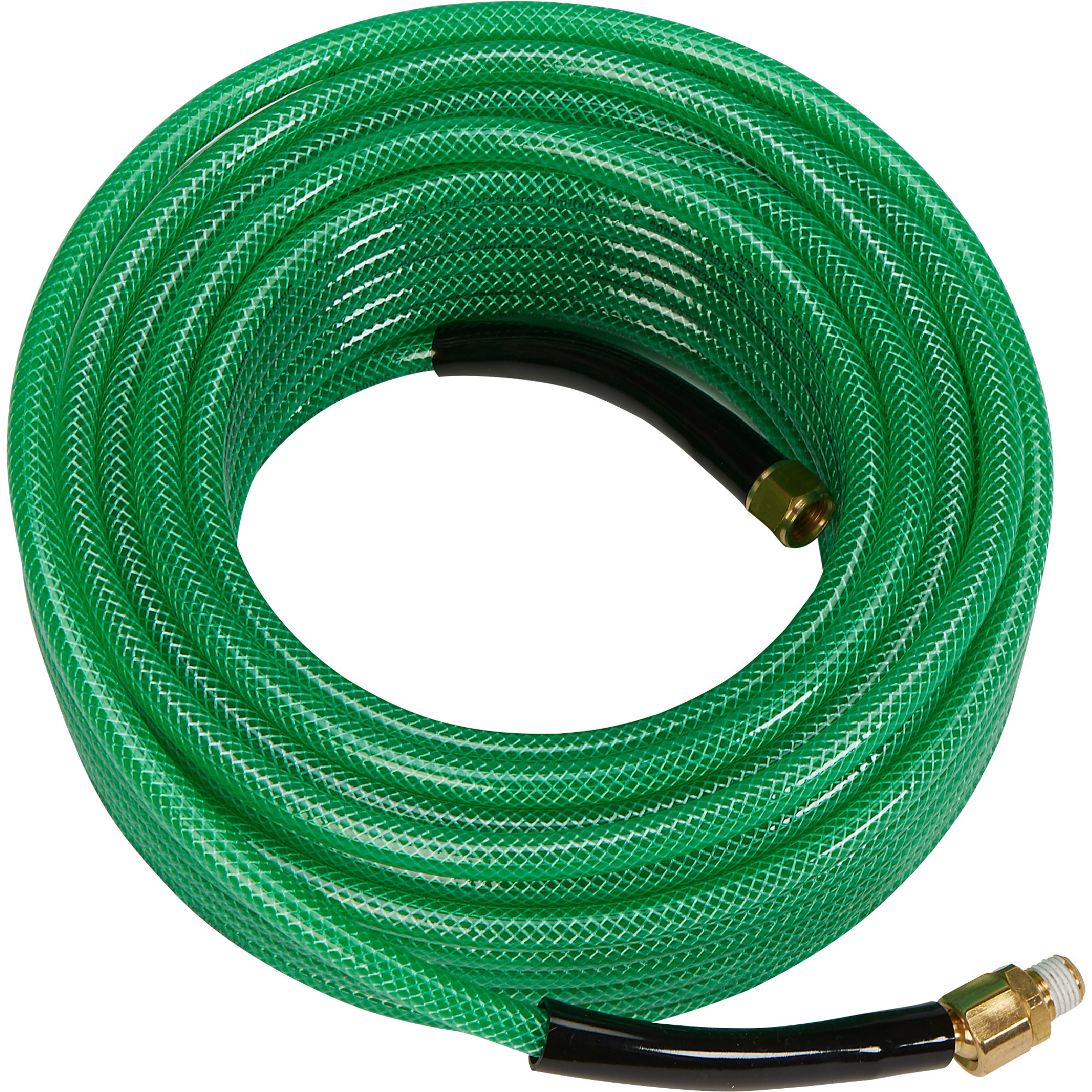 Milton Snubber Air Hose, 30in., 1/4in. x 1/4in. NPT Swivel, 250 PSI